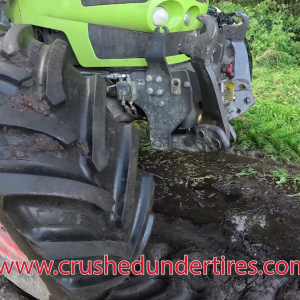 SmashmanJr Runover his hands and feet in mud with 5.5T Tractor Movie 3