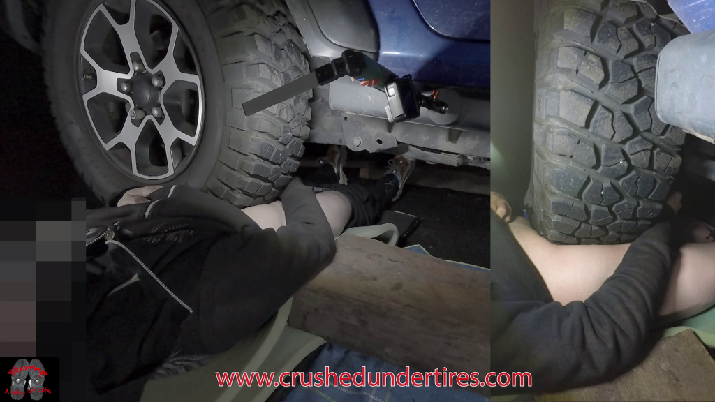 Truck Runover Movie 7 - SmashmanJr Crushed with 2.7T Jeep Wrangler.
